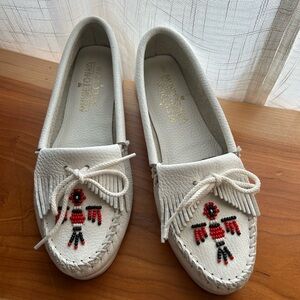 Minnetonka hard sole Thunderbird moccasins